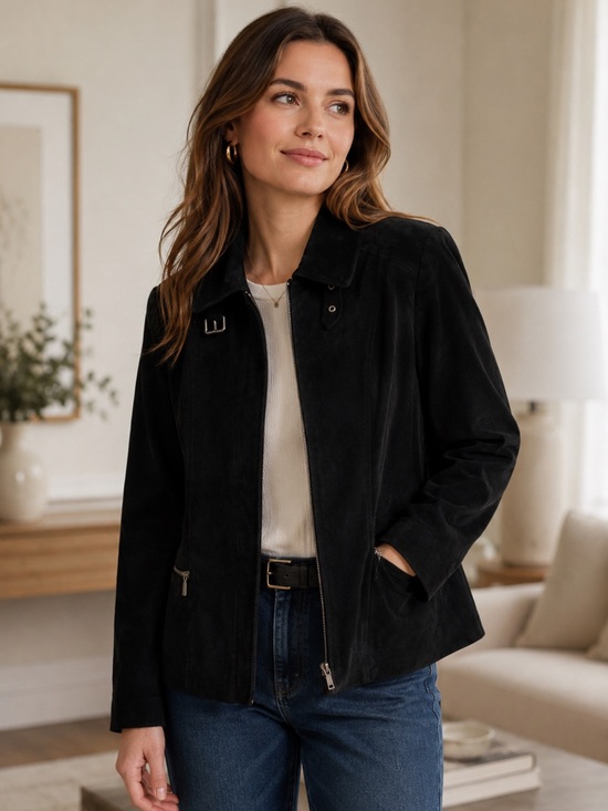 Reitmans Jackets & Blazers - Reitmans Elegant Black suede jacket Outerwear 🍓